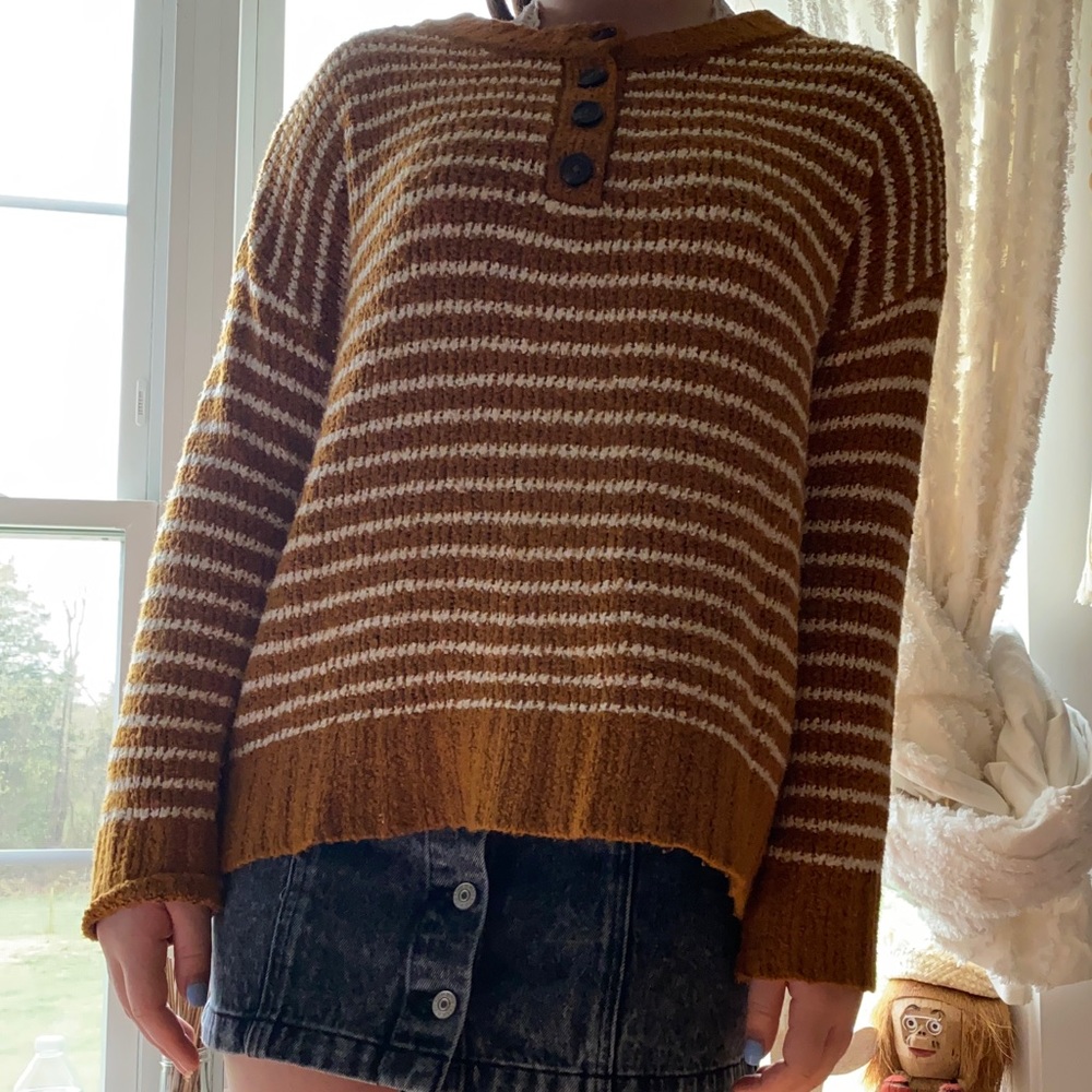 American Eagle striped sweater